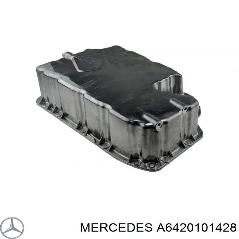 A6420101428 Mercedes cárter de aceite, parte inferior