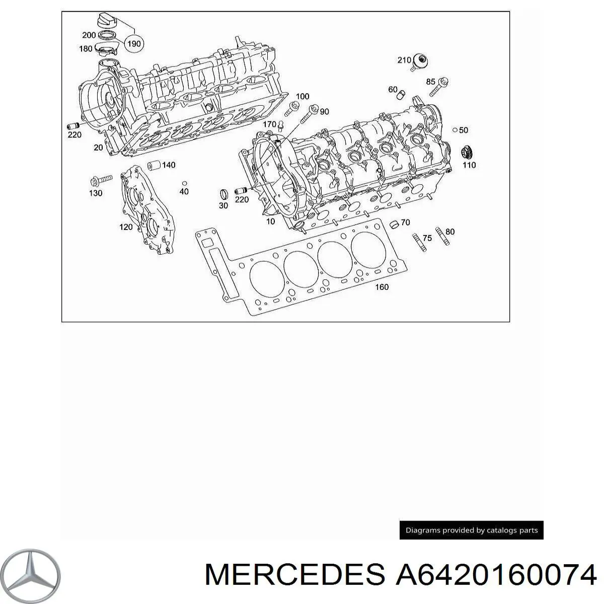  Mercedes A6420160074 precio, desde 1,94 EUR