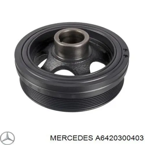 A6420300403 Mercedes polea, cigüeñal