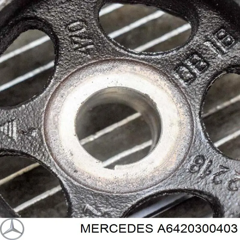 Polea de cigüeñal A6420300403 Mercedes