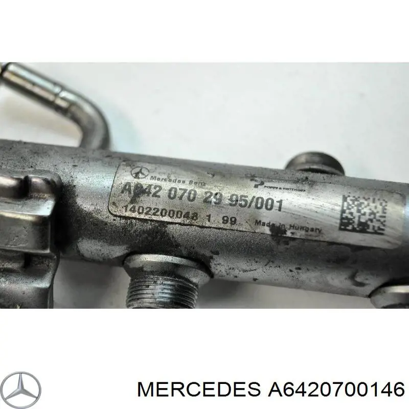 Rampa de inyectores izquierda para Mercedes E (W213)
