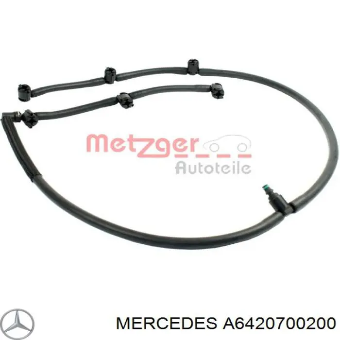 A6420700200 Mercedes tubo de combustible atras de las boquillas