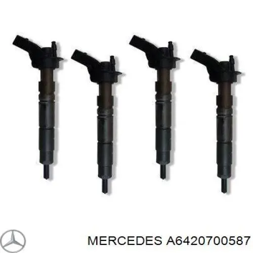 A6420700587 Mercedes inyector