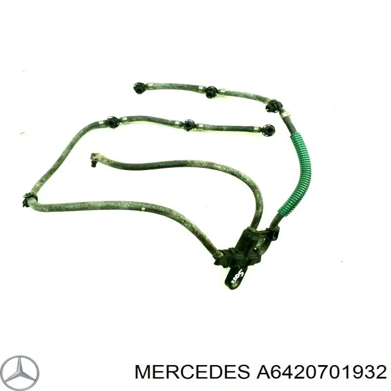 A6420701932 Mercedes tubo de combustible atras de las boquillas