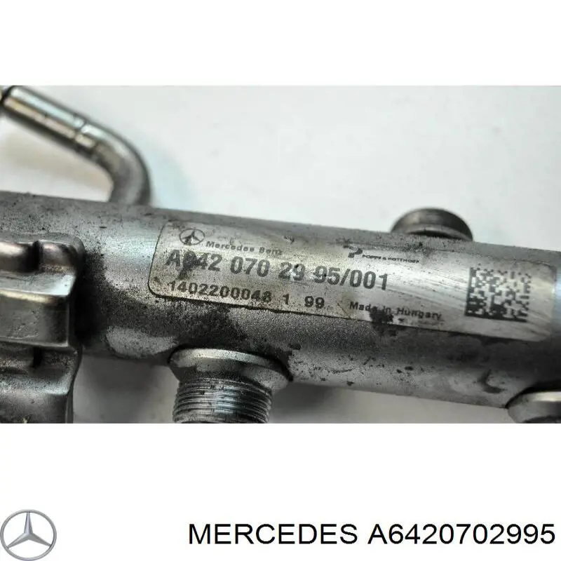 A6420702995 Mercedes rampa de inyectores izquierda