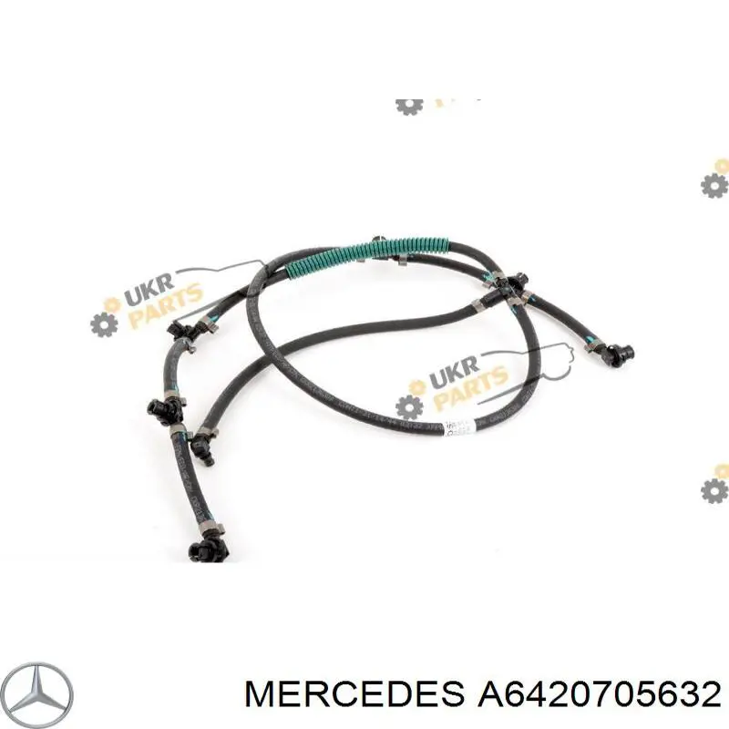 Tubería de retorno de combustible de los inyectores Mercedes A6420705632 precio, desde 72,04 EUR