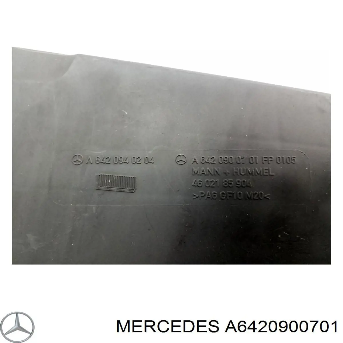 A6420900701 Mercedes Caja del filtro de aire derecha