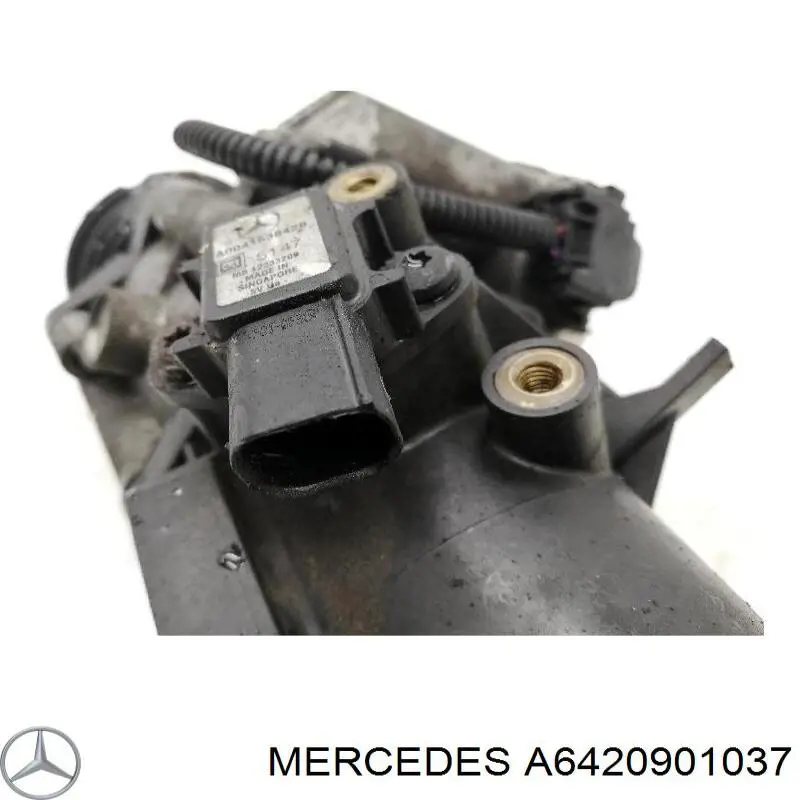 Tubo de admisión del cuerpo de mariposa Mercedes A6420901037