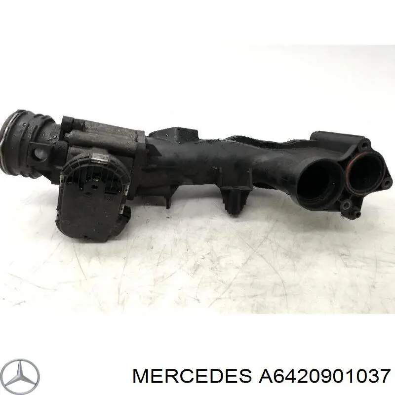 Tubo flexible de aspiración, cuerpo mariposa para Mercedes C (S203)