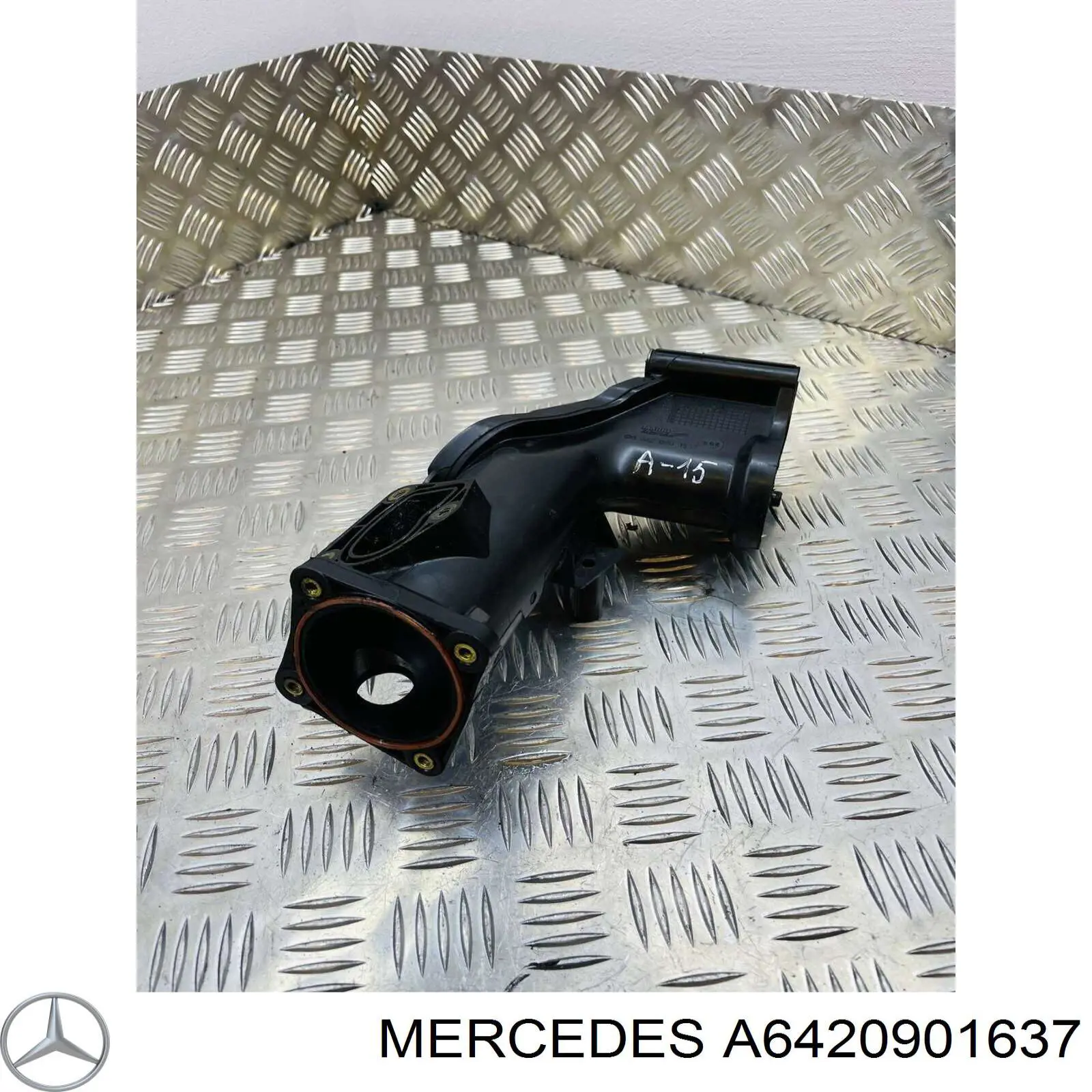A6420901637 Mercedes tubo flexible de aspiración, cuerpo mariposa
