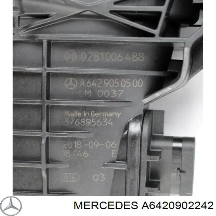Caudalímetro A6420902242 Mercedes