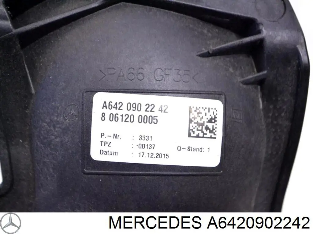 Sensor de flujo de masa de Aire para Mercedes X (470)