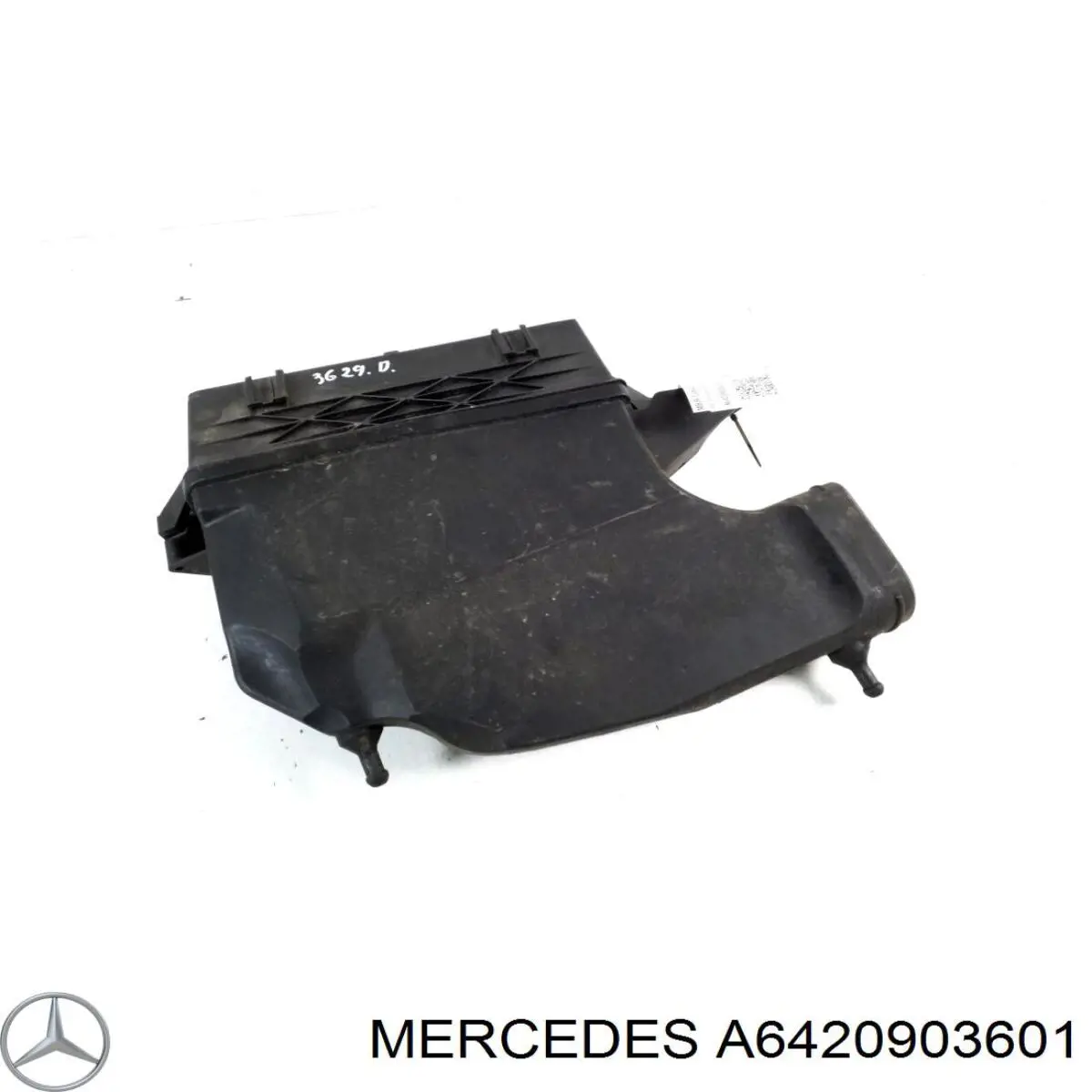 Caja del filtro de aire derecha A6420903601 Mercedes