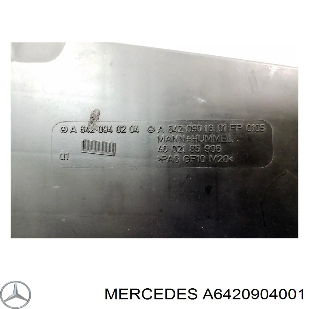 Caja del filtro de aire derecha Mercedes A6420904001 precio, desde 139,39 EUR