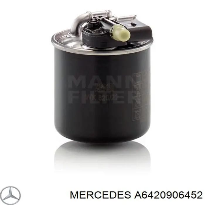 A6420906452 Mercedes filtro de combustible