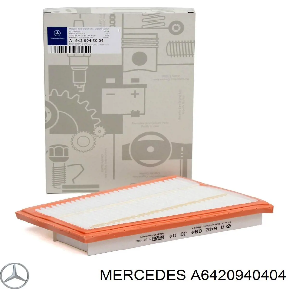 A6420940404 Mercedes filtro de aire