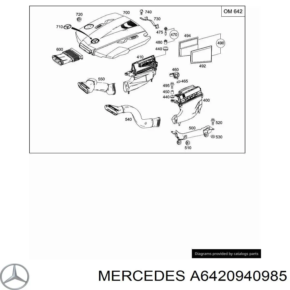  Mercedes A6420940985 precio, desde 12,22 EUR