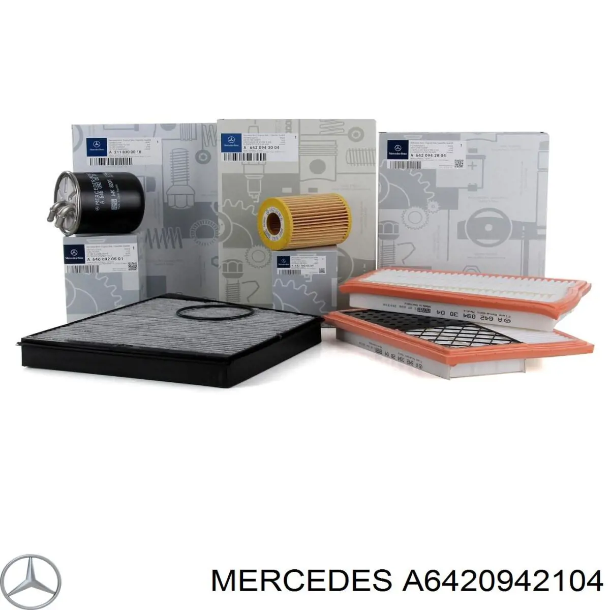 Filtro de aire A6420942104 Mercedes