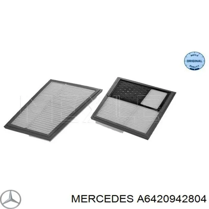 El filtro de aire Mercedes A6420942804 precio, desde 14,59 EUR