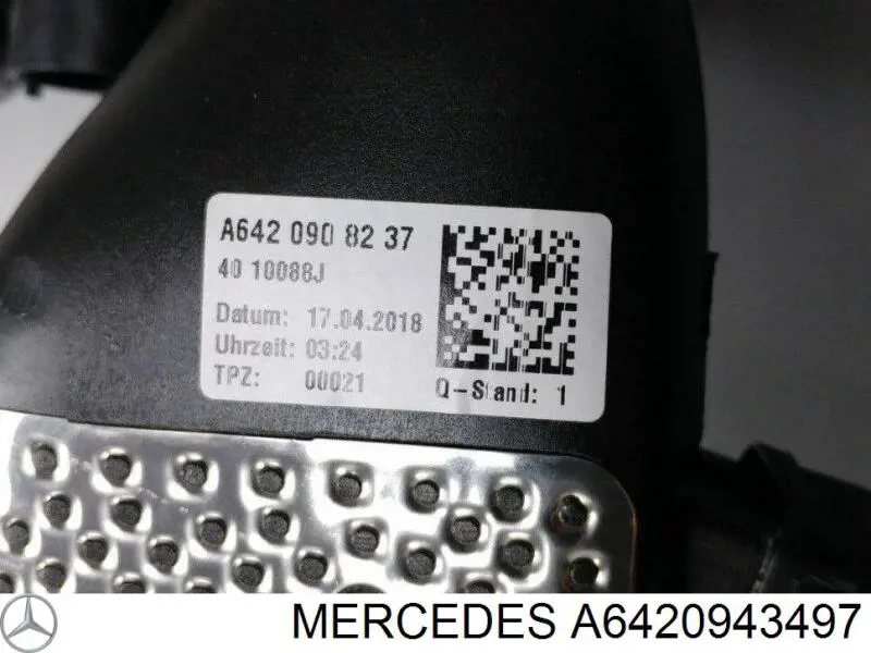 A6420943497 Mercedes sensor de flujo de aire/medidor de flujo (flujo de aire masibo)