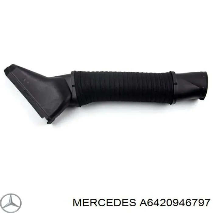 Tubo flexible de aspiración, filtro de aire (entrada) para Mercedes ML/GLE (W166)