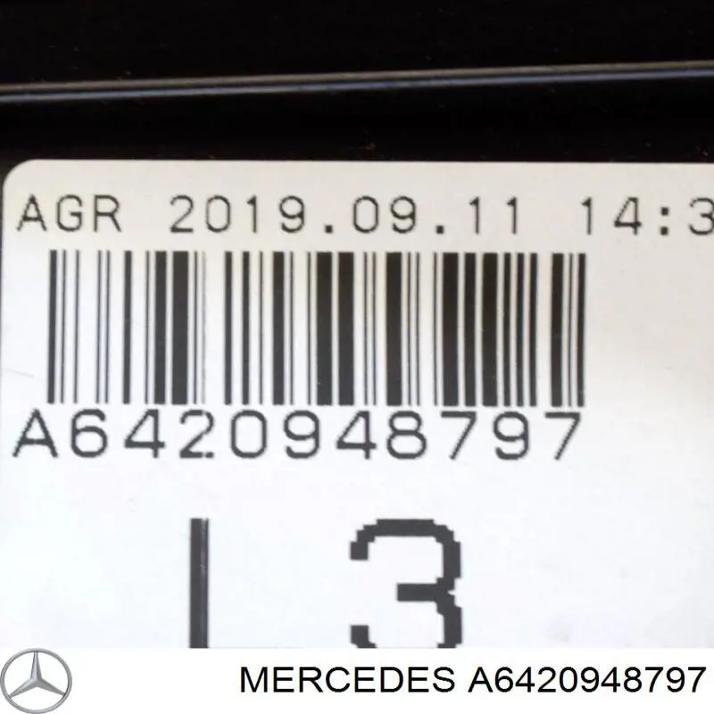 6420948797 Mercedes entrada del filtro de aire