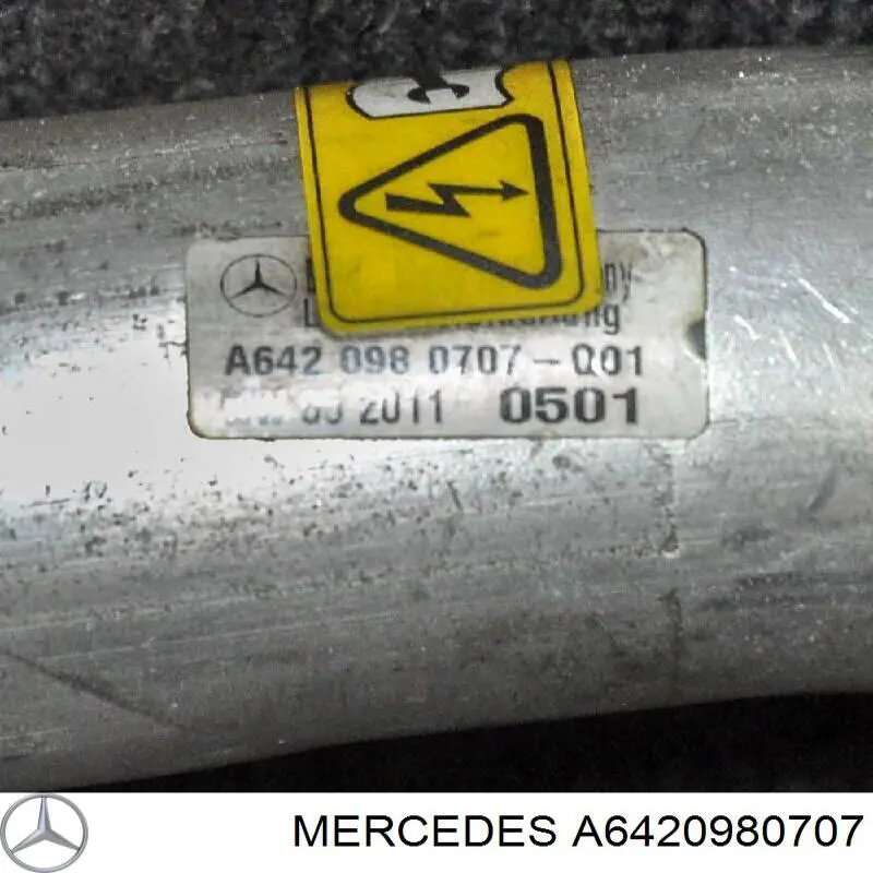 Tubo de admisión de aire al turbocompresor Mercedes A6420980707 precio, desde 39,20 EUR