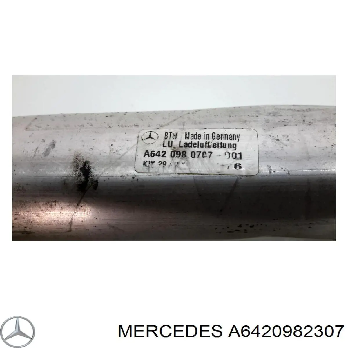 Tubo de admisión de aire al turbocompresor A6420982307 Mercedes