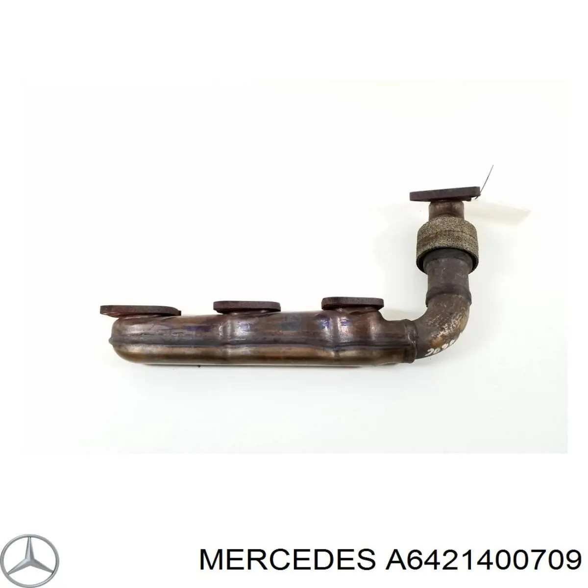 A6421400709 Mercedes colector de escape, izquierda