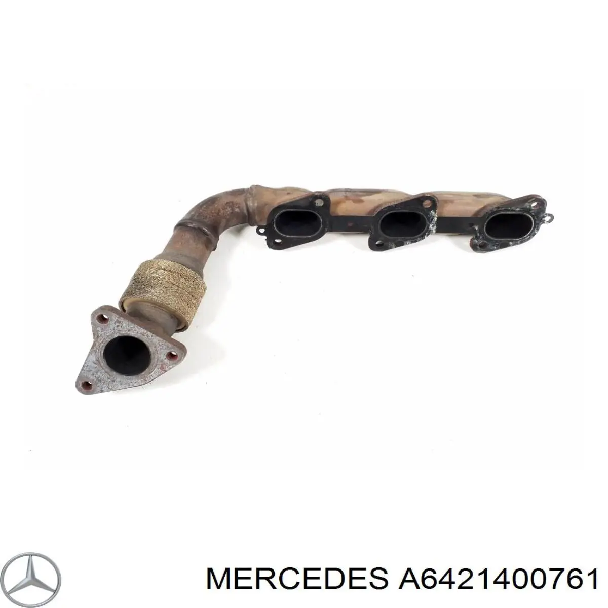 A6421400761 Mercedes colector de escape, izquierda