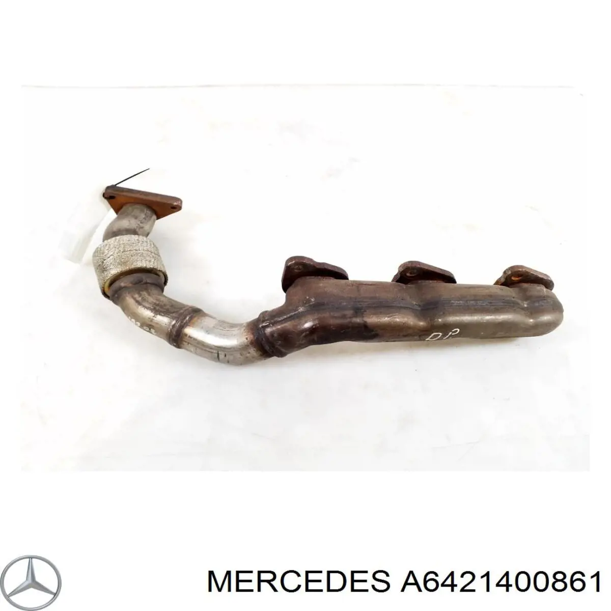 Colector de escape derecho A6421400609 Mercedes