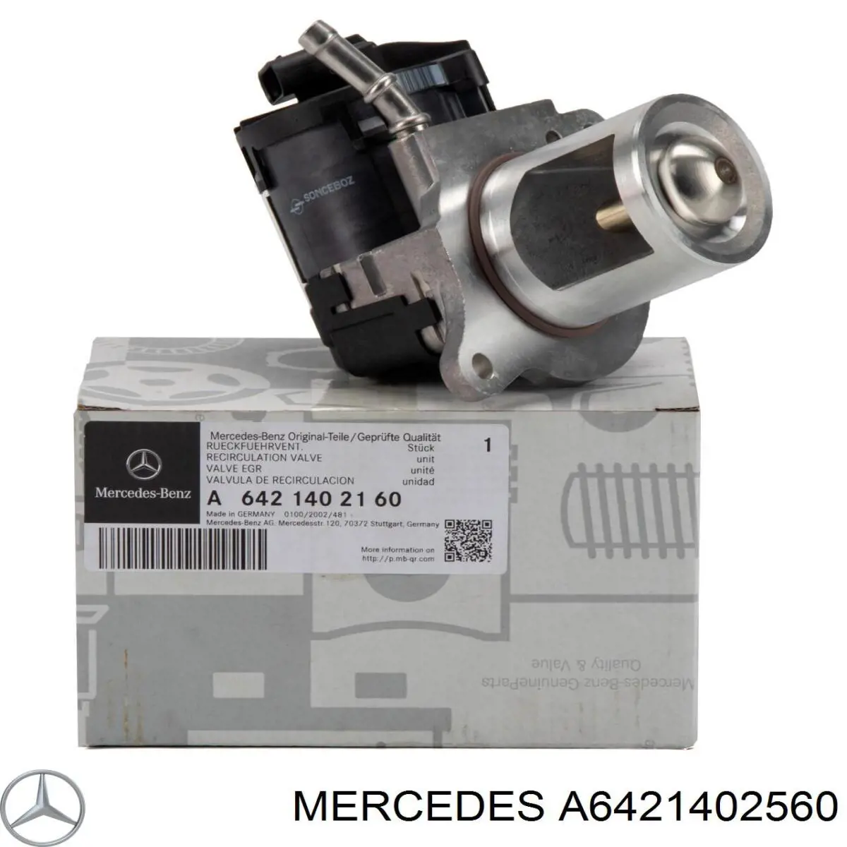 Válvula de regulación de gases Mercedes A6421402560 precio, desde 177,16 EUR