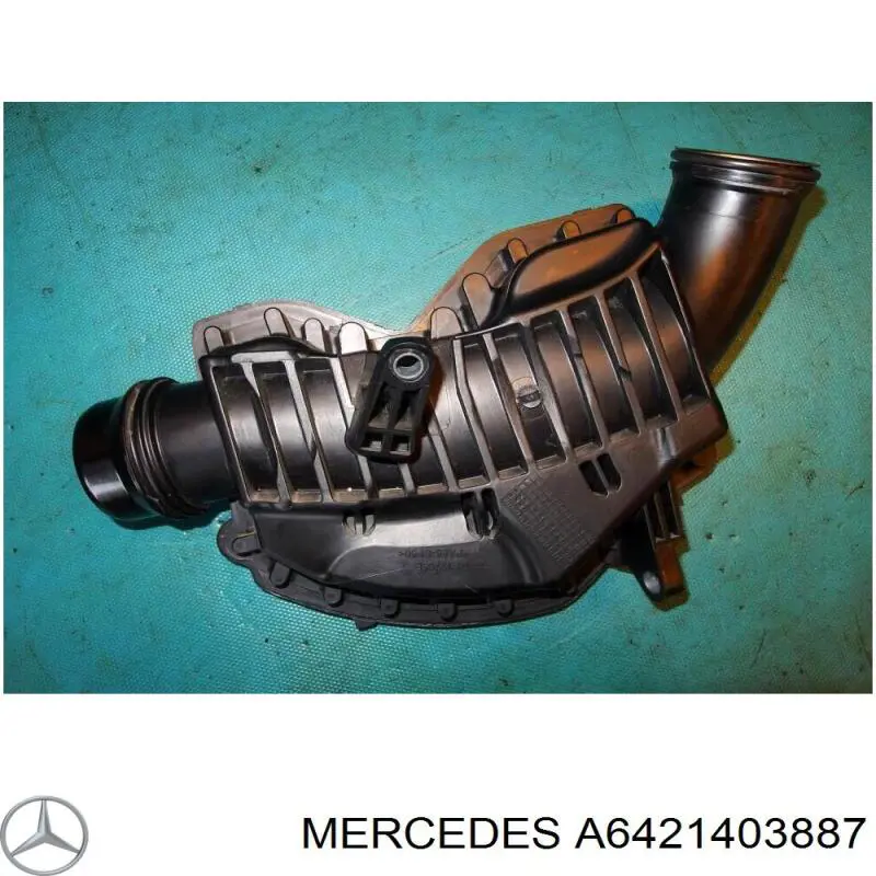 A6421403487 Mercedes tubo flexible de aire de sobrealimentación, de turbina