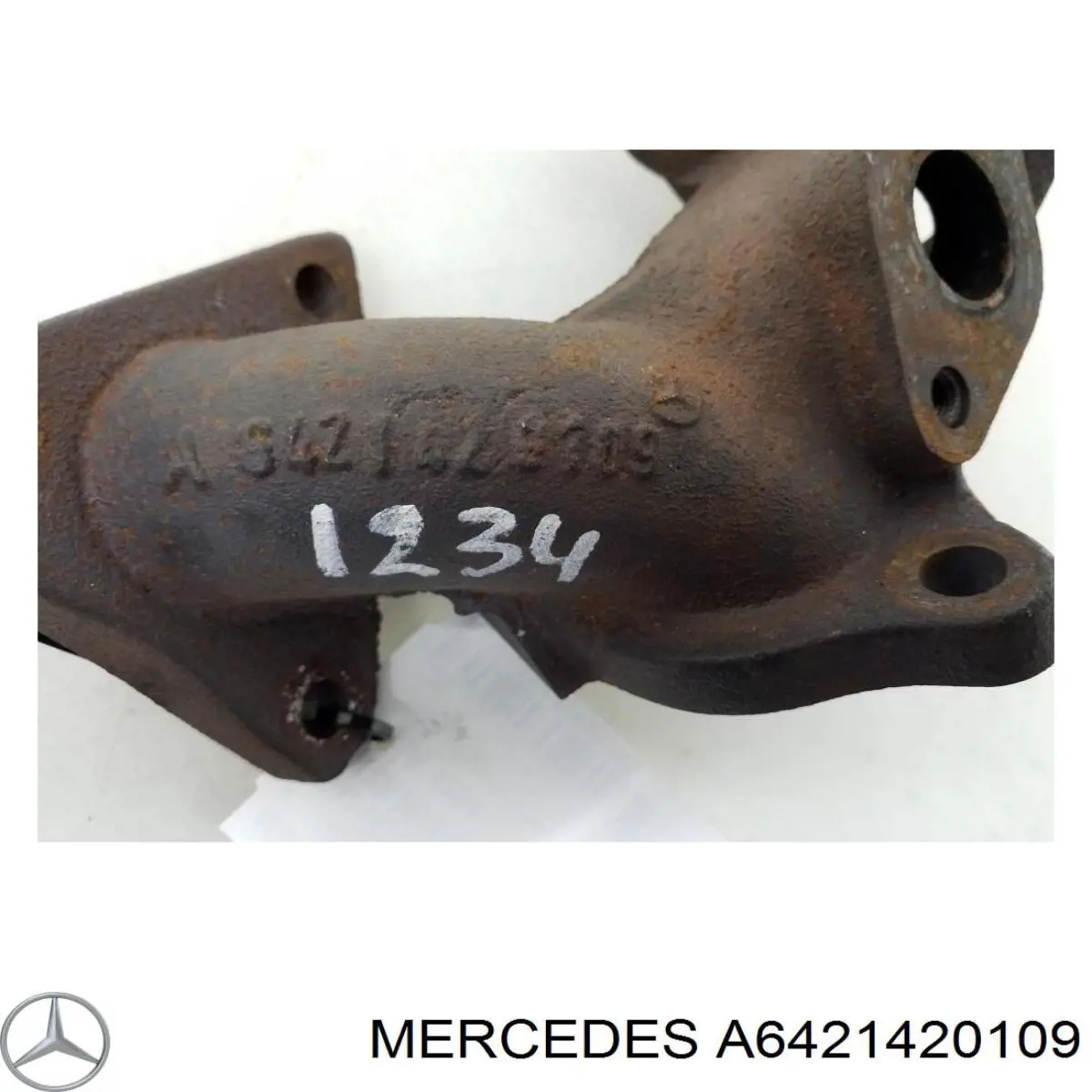 Colector de escape, sistema de escape Mercedes A6421420109 precio, desde 166,09 EUR