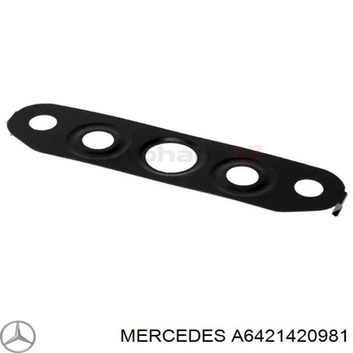 A6421420981 Mercedes junta, entrada aceite (turbocompresor)