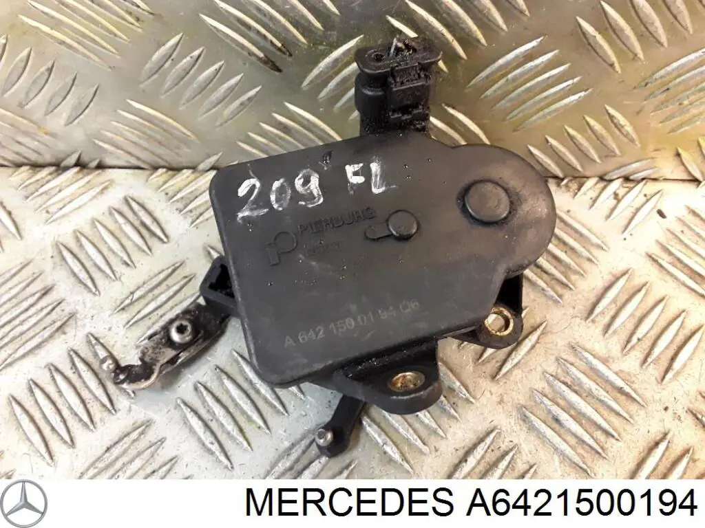 Válvula (actuador) de aleta del colector de admisión para Mercedes Viano (W639)