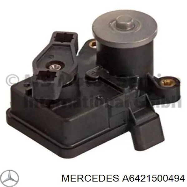 Válvula (actuador) del accionamiento de las mariposas del colector de admisión A6421500494 Mercedes