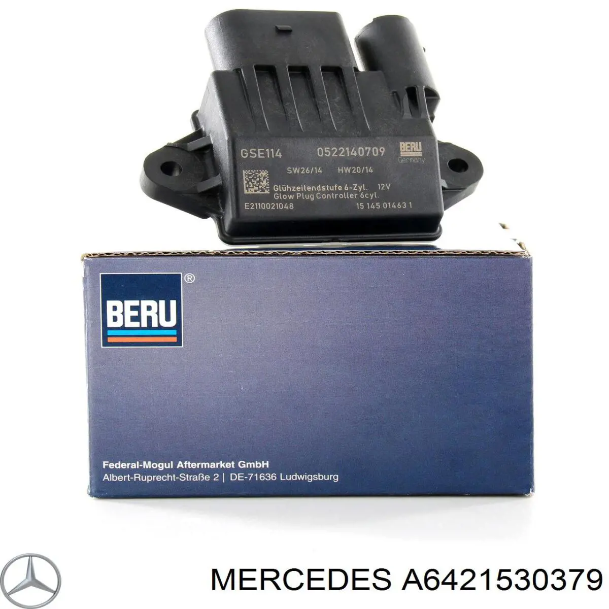 A6421530379 Mercedes relé de bujía de precalentamiento