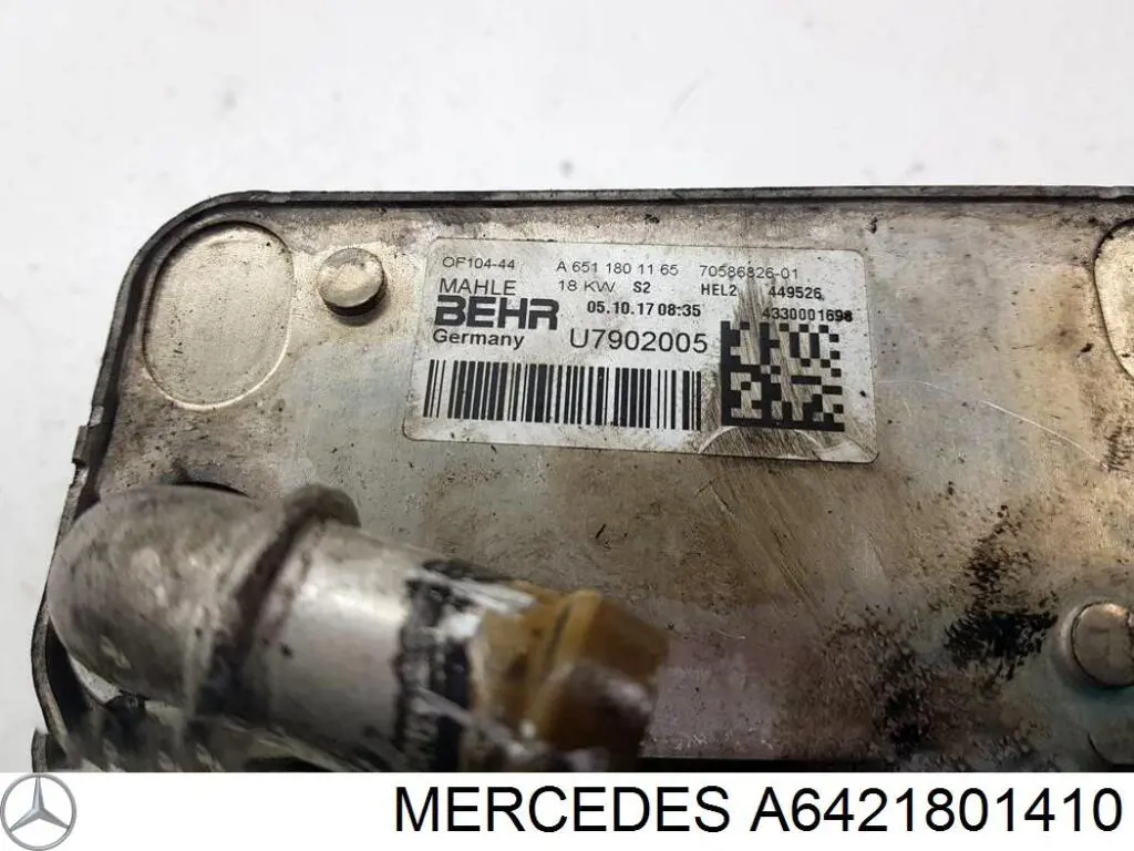 Comprar A6421801410 Mercedes Portafiltro de aceite