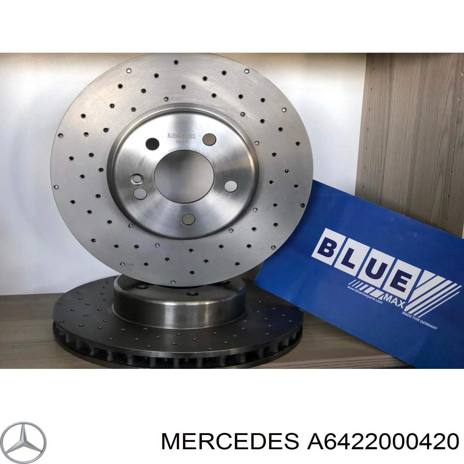 A6422000420 Mercedes Soporte del acoplamiento viscoso del sistema de refrigeración
