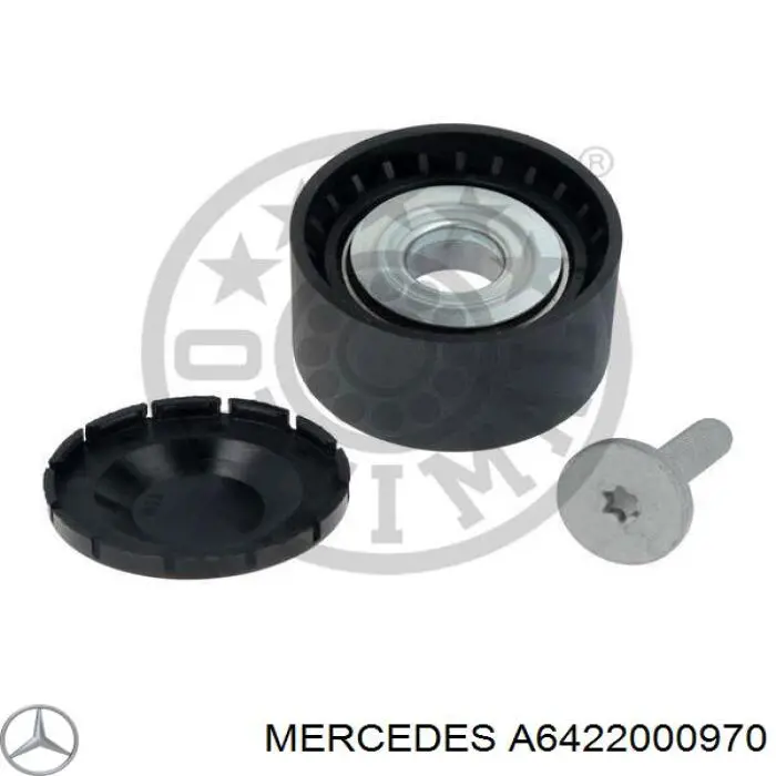 A6422000970 Mercedes polea inversión / guía, correa poli v