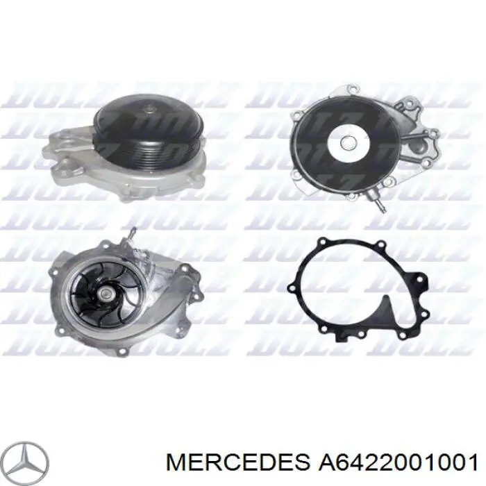 Bombeadora de agua Mercedes A6422001001 precio, desde 81,31 EUR