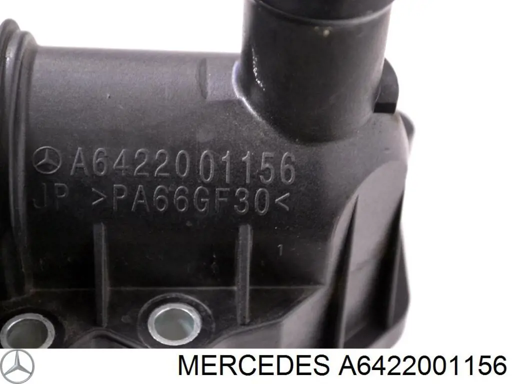 A6422001156 Mercedes brida del sistema de refrigeración (triple)