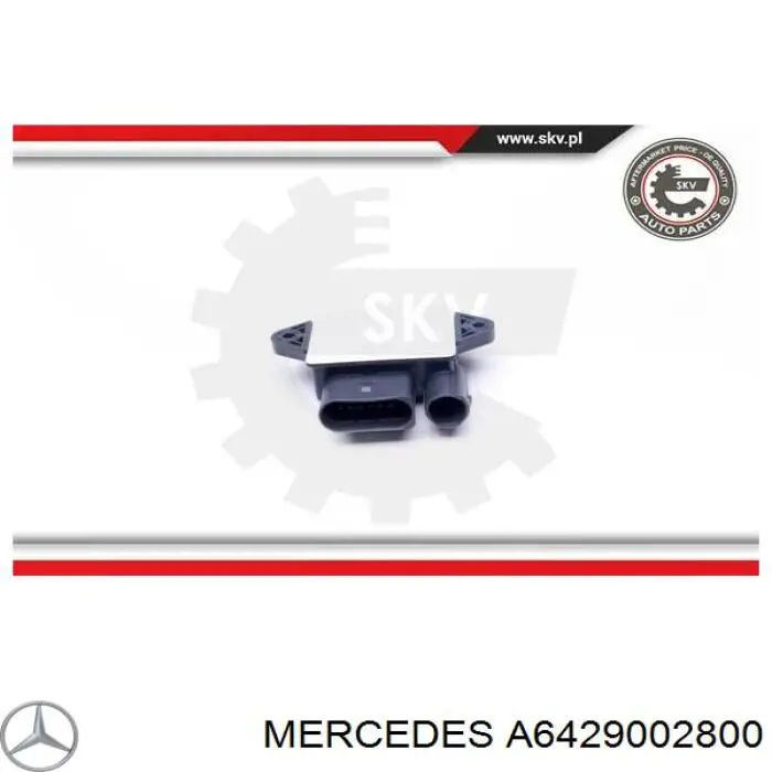 A6429002800 Mercedes Relé de bujías incandescentes