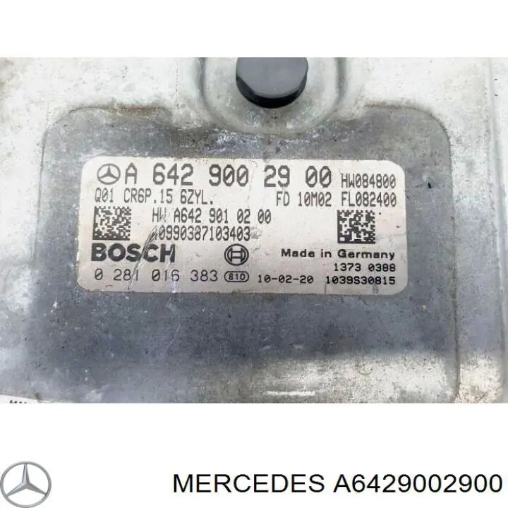 Centralina Del Motor / Modulo De control Del Motor (ecu) para Mercedes ML/GLE (W164)