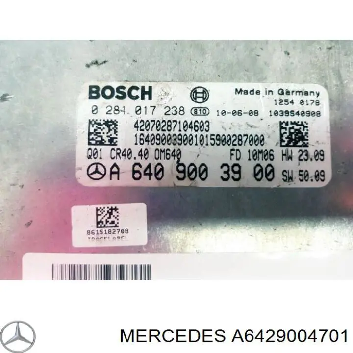 Sensor de distancia por radar Mercedes A6429004701 precio, desde 423,84 EUR