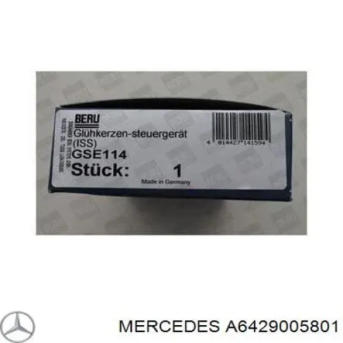 Relé de precalentamiento A6429005801 Mercedes