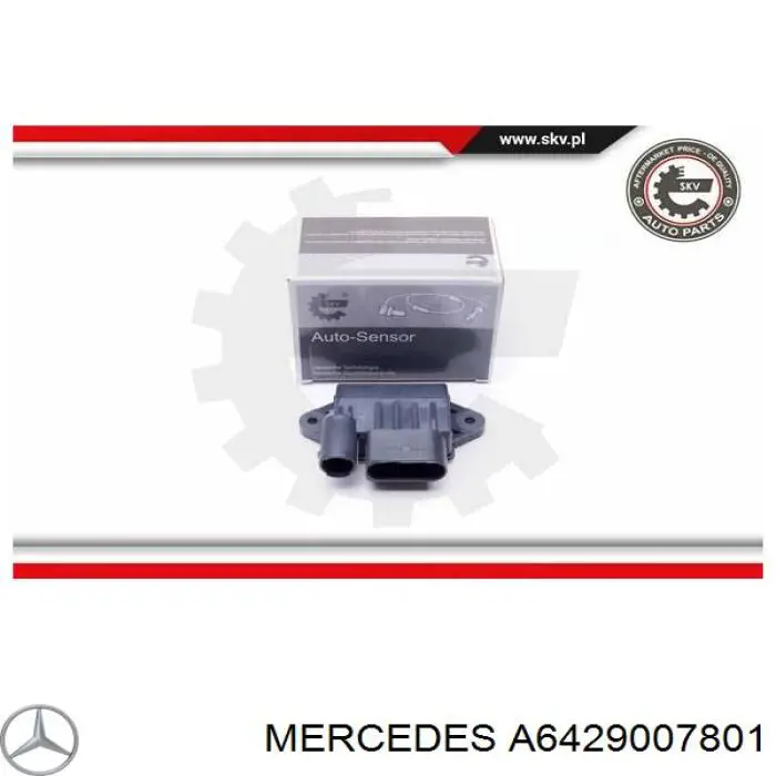 Relé de bujía de precalentamiento Mercedes A6429007801 precio, desde 193,42 USD