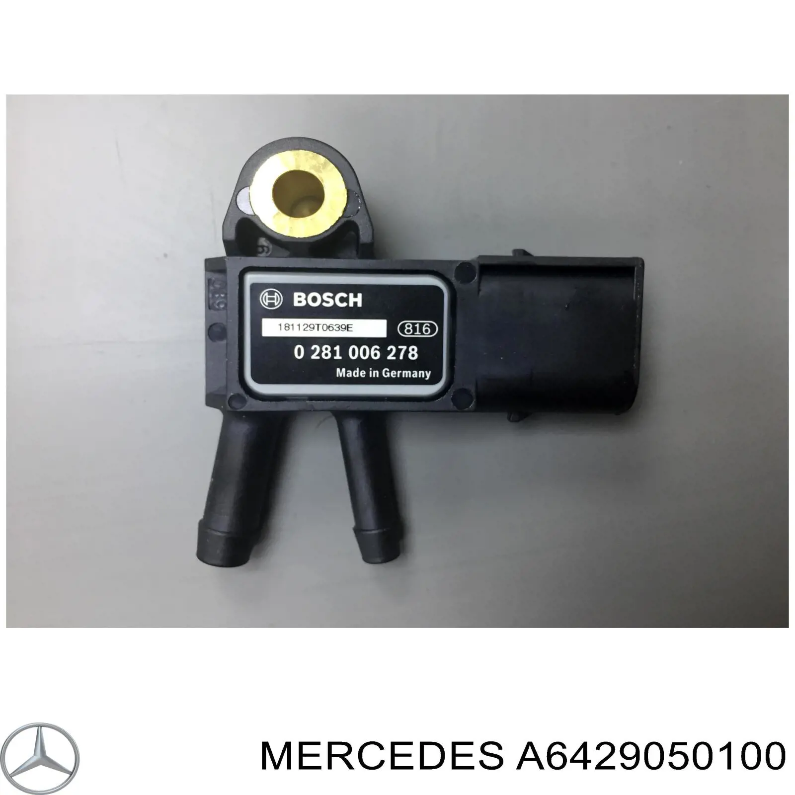 Sensor de presión de gases de escape Mercedes A6429050100 precio, desde 31,54 EUR