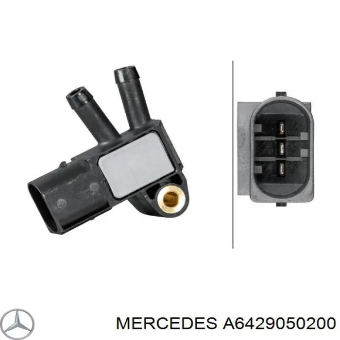 A6429050200 Mercedes Sensor de presion de escape